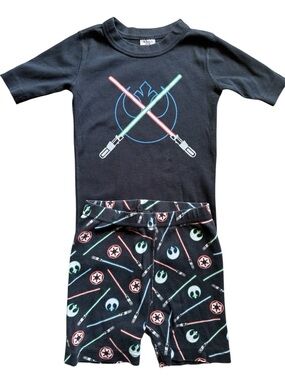 Star Wars Hanna Andersson Pajama set shorts Size 6-7